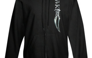 Black t-shirt front, back and side view with clipping path isola