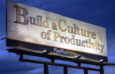 skull media - planplusonline - build a culture - 2014 BILLBOARD