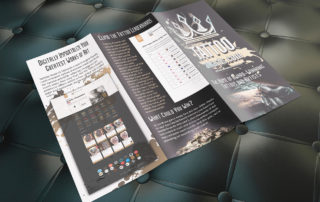 skull media - tattoo awards - trifold